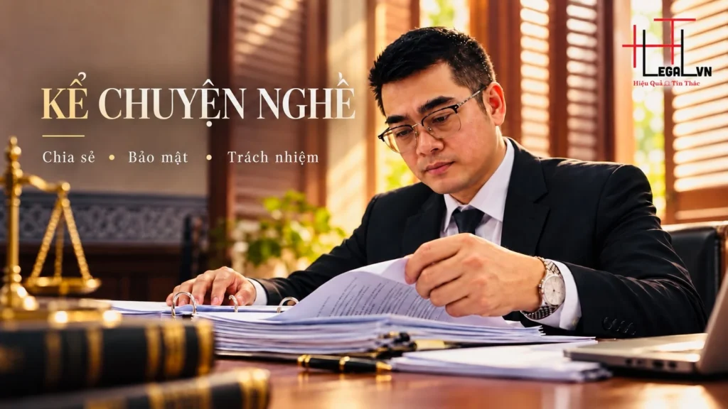 LUẬT SƯ KỂ CHUYỆN NGHỀ: RANH GIỚI GIỮA CHIA SẺ, BẢO MẬT VÀ TRÁCH NHIỆM PHÁP LÝ