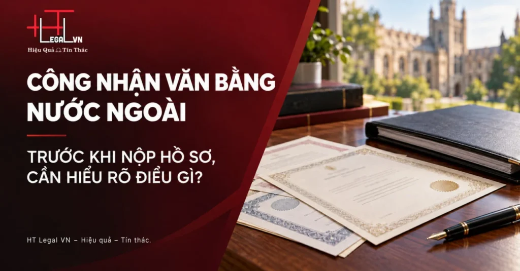 CÔNG NHẬN VĂN BẰNG NƯỚC NGOÀI: TRƯỚC KHI NỘP HỒ SƠ, CẦN HIỂU RÕ ĐIỀU GÌ?