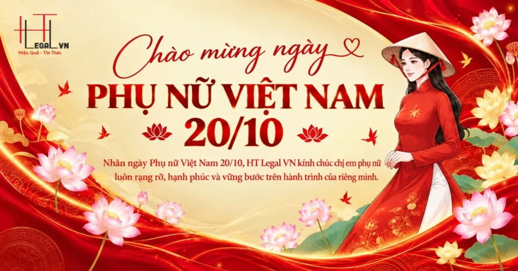 CÔNG TY LUẬT TNHH HT LEGAL VN CHÚC MỪNG NGÀY PHỤ NỮ VIỆT NAM 20/10