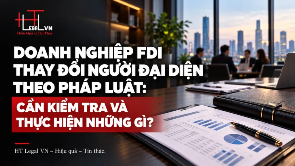 DOANH NGHIỆP FDI THAY ĐỔI NGƯỜI ĐẠI DIỆN THEO PHÁP LUẬT: CẦN KIỂM TRA VÀ THỰC HIỆN NHỮNG GÌ?